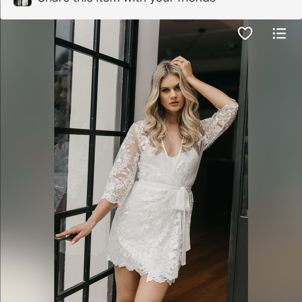 Bridal robe